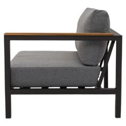 LC Garden Sondrino Eck-/Endmodul Aluminium/Polyester Anthrazit/Off-White-Schwarz -Gartenmöbelgeschäft lc garden sondrino endmodul links 90x90 cm alu polyester 1434469 3