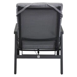 LC Garden Sondrino Loungesessel Aluminium/Textilene Schwarz Matt/Silber -Gartenmöbelgeschäft lc garden sondrino loungesessel aluminium textilene 1433534 5