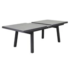 LC Garden Vivera Ausziehtisch 200/260x100x75cm Aluminium/Keramik Anthrazit/Beton -Gartenmöbelgeschäft lc garden vivera ausziehtisch 200 260x100x75cm aluminium keramik 1432302 6
