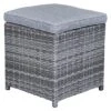 LC Garden Vivera Loungehocker Aluminium/Geflecht Grau/Omega-Anthrazit -Gartenmöbelgeschäft lc garden vivera hocker aluminium geflecht 1432434 1