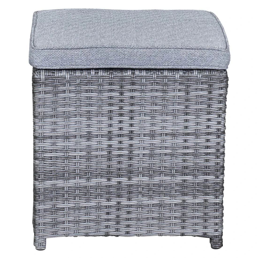 LC Garden Vivera Loungehocker Aluminium/Geflecht Grau/Omega-Anthrazit 4 LC Garden Vivera Loungehocker Aluminium/Geflecht Grau/Omega-Anthrazit – Bild 2