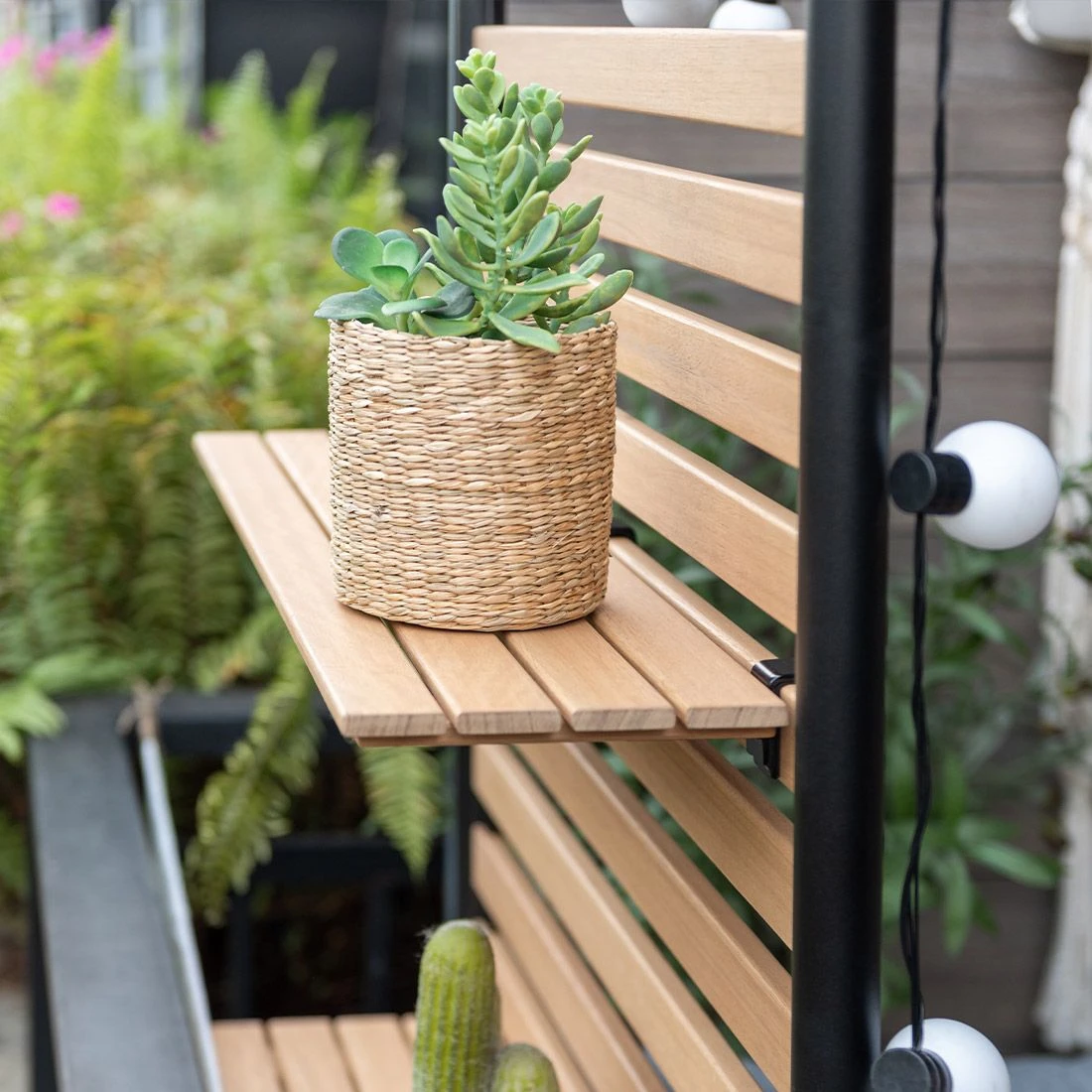 LifestyleGarden Femalcony Gartensofa Aluminium/Olefin Schwarz Matt/Dunkelgrau 7 LifestyleGarden Femalcony Gartensofa Aluminium/Olefin Schwarz Matt/Dunkelgrau – Bild 5