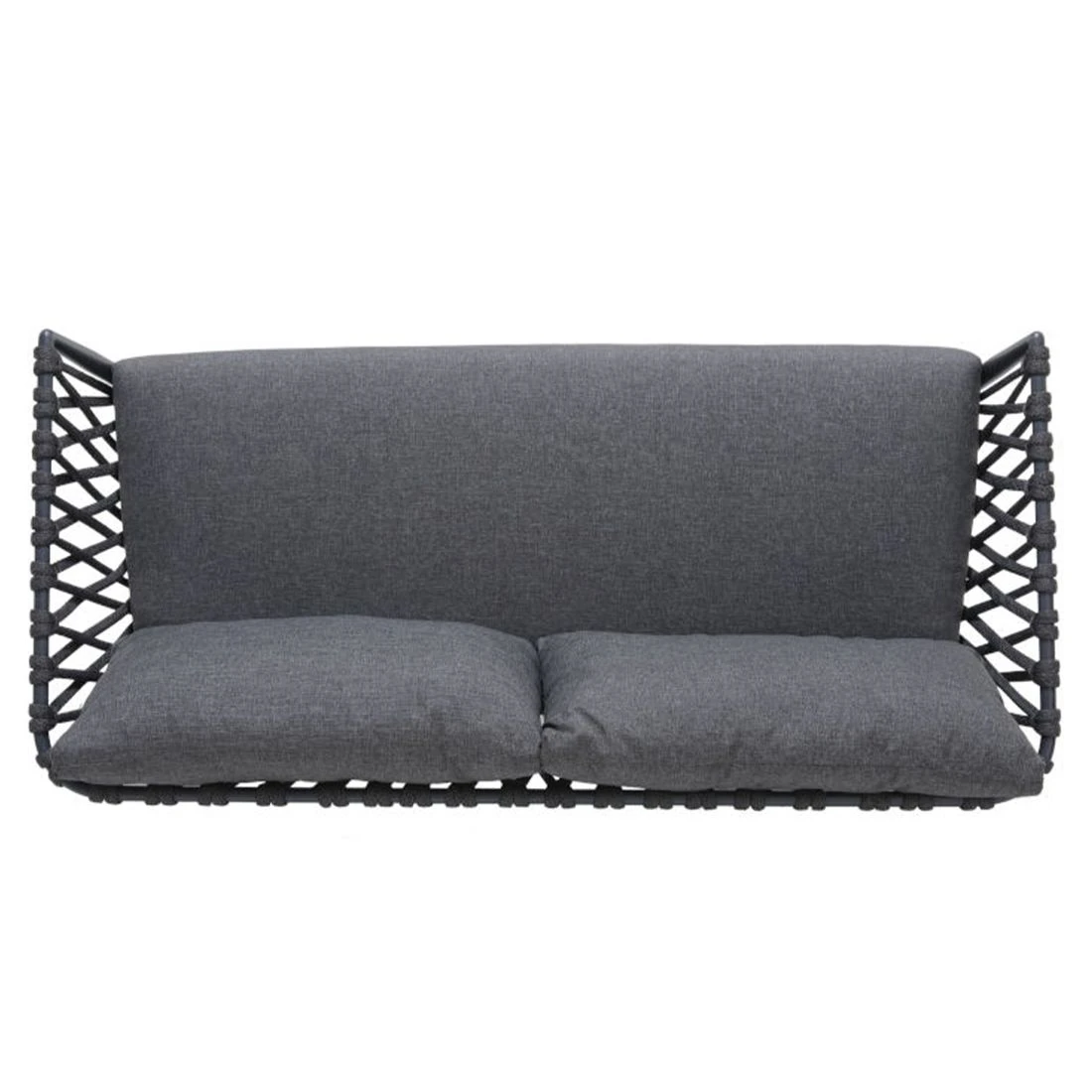 LifestyleGarden Ipanema Gartensofa Teak/Rope/Olefin Dunkelgrau 8 LifestyleGarden Ipanema Gartensofa Teak/Rope/Olefin Dunkelgrau – Bild 6