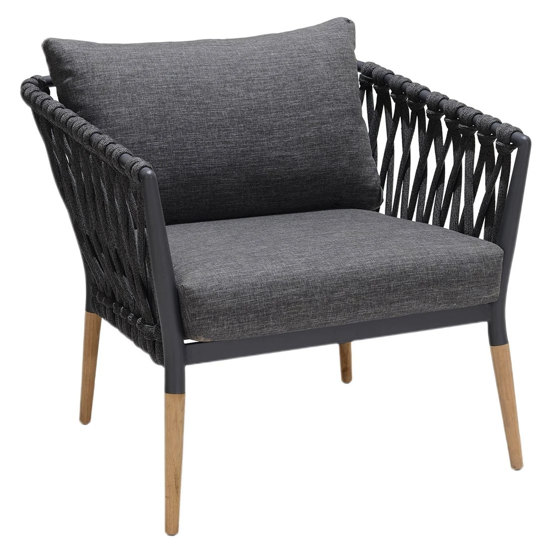 LifestyleGarden Ipanema Loungeset Teak/Olefin Natur/Dunkelgrau 5 LifestyleGarden Ipanema Loungeset Teak/Olefin Natur/Dunkelgrau – Bild 3