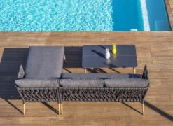 LifestyleGarden Ipanema Ecklounge 2-teilig Teak/Rope/Olefin Teak/Dunkelgrau 18 LifestyleGarden Ipanema Ecklounge 2-teilig Teak/Rope/Olefin Teak/Dunkelgrau -Gartenmöbelgeschäft lifestylegarden ipanema loungeset teak rope olefin dunkelgrau 1096109 5