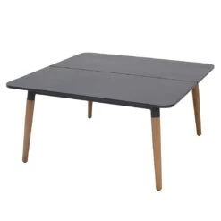 LifestyleGarden Ipanema Loungetisch 80x80cm Teak/WideDuraboard Teak/Dunkelgrau -Gartenmöbelgeschäft lifestylegarden ipanema loungetisch 80x80cm teak wideduraboard 1356072 2