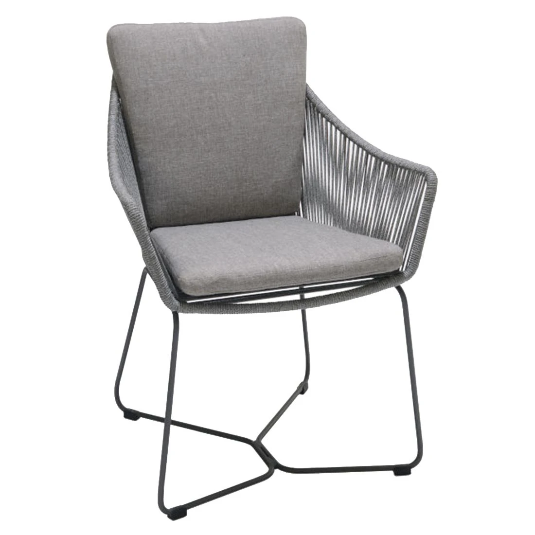 LifestyleGarden Opal Gartensessel Stahl/Rope Graphit/Roasted Sesame 3 LifestyleGarden Opal Gartensessel Stahl/Rope Graphit/Roasted Sesame