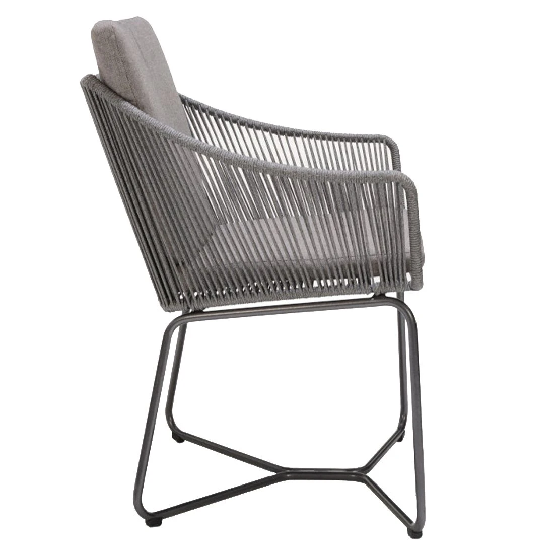 LifestyleGarden Opal Gartensessel Stahl/Rope Graphit/Roasted Sesame 7 LifestyleGarden Opal Gartensessel Stahl/Rope Graphit/Roasted Sesame – Bild 5