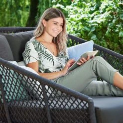 Musterring Ibiza Sonnenbett Aluminium/Outdoorstoff Anthrazit/Grau -Gartenmöbelgeschäft musterring sonnenbett 149x156cm aluminium outdoorstoff anthrazit grau 1213853 6