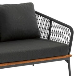 Niehoff Freeport Eck-/Endmodul Aluminium/Teak/Rope Anthrazit/Natur -Gartenmöbelgeschäft niehoff freeport endmodul rechts aluminium teak rope 1472265 3