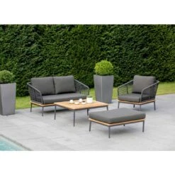 Niehoff Freeport Loungesessel Aluminium/Rope/Olefin Anthrazit -Gartenmöbelgeschäft niehoff freeport loungesessel aluminium rope olefin 1378380 4