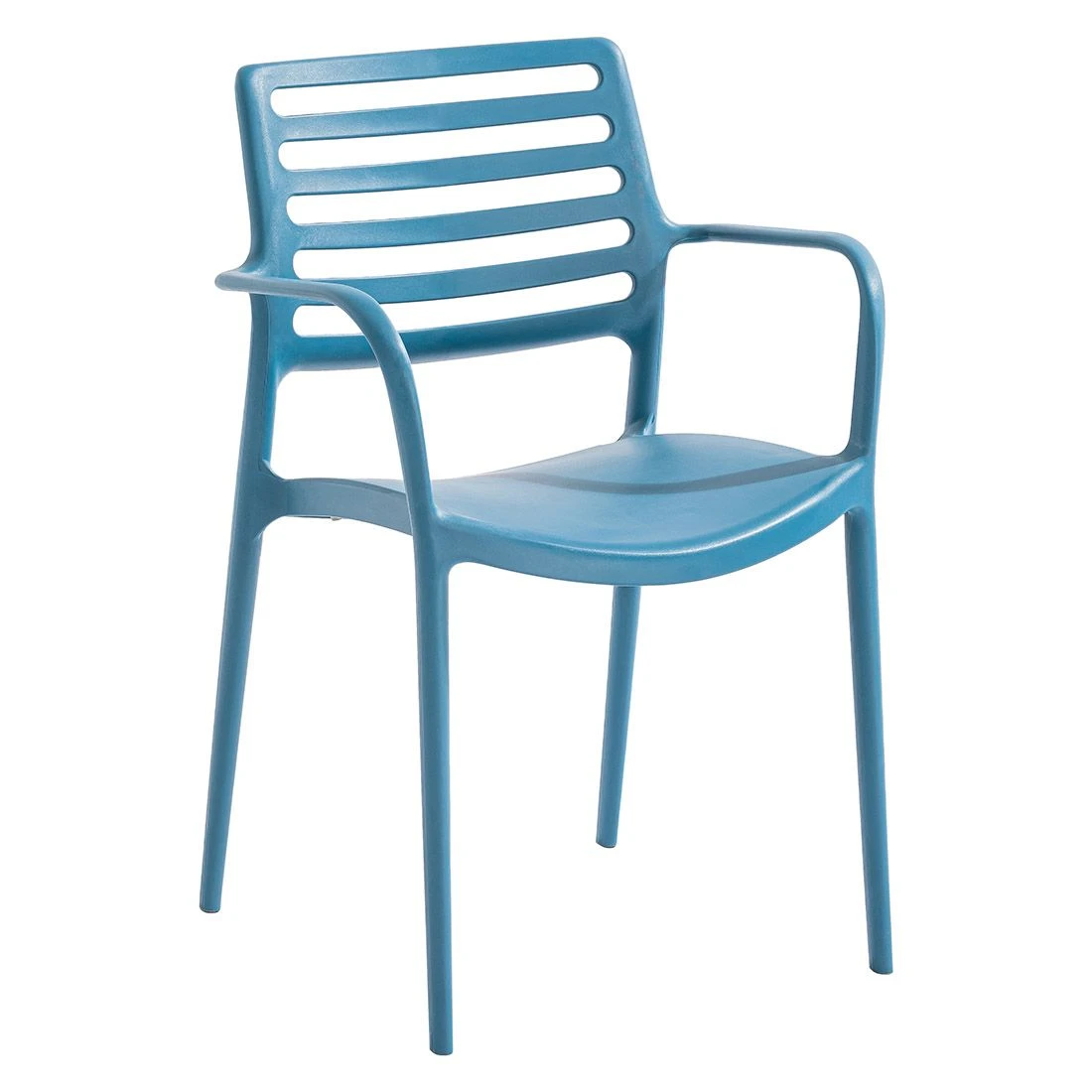 Niehoff San Remo Stapelstuhl Polypropylen Blau 3 Niehoff San Remo Stapelstuhl Polypropylen Blau