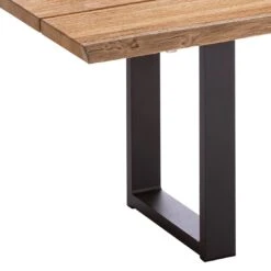 Niehoff Tavo Gartenbank 280cm Aluminium/Teak Anthrazit/Natur -Gartenmöbelgeschäft niehoff tavo 4 sitzerbank 280cm aluminium teak 1473090 3