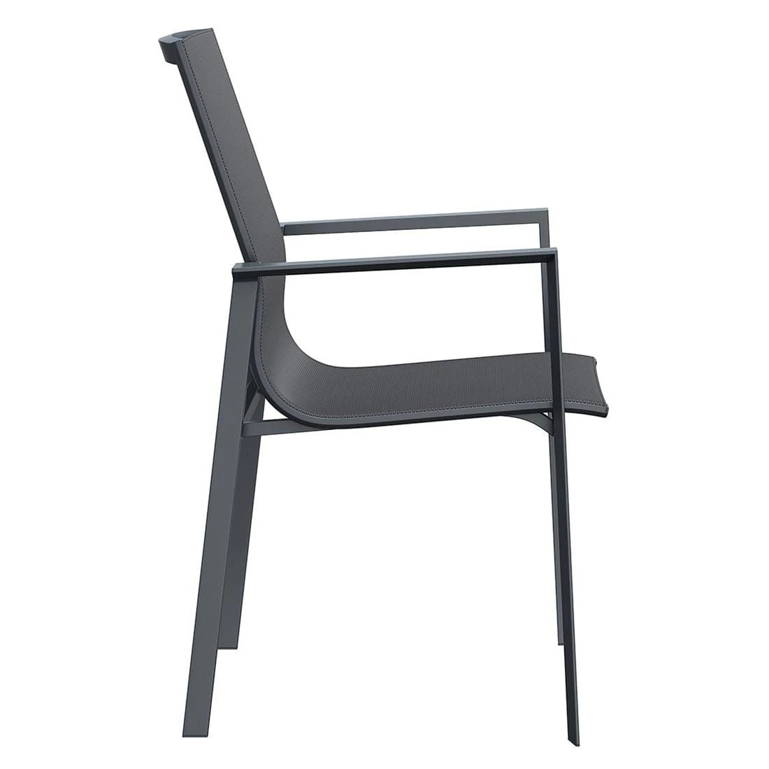 OUTLIV. Atlanta Gartenmöbelset 7-tlg. Mit Tisch 220x100cm Anthrazit/Schwarz 6 OUTLIV. Atlanta Gartenmöbelset 7-tlg. Mit Tisch 220x100cm Anthrazit/Schwarz – Bild 4