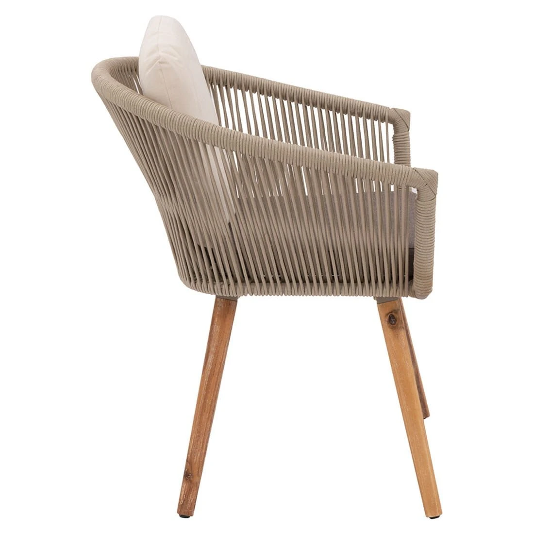 OUTLIV. Avarua Gartensessel Akazie/Gurt Taupe/Hellbraun 5 OUTLIV. Avarua Gartensessel Akazie/Gurt Taupe/Hellbraun – Bild 3