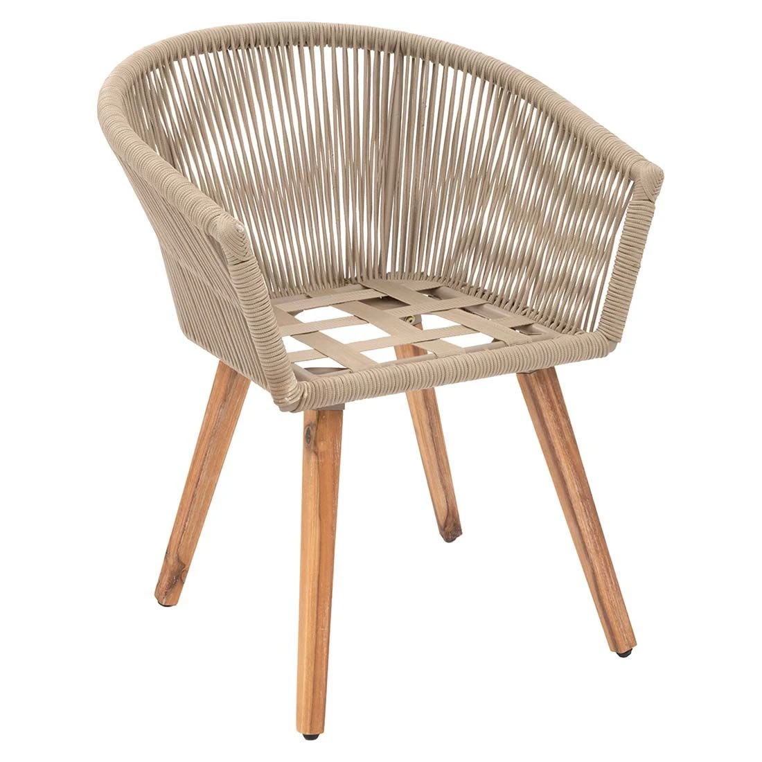 OUTLIV. Avarua Gartensessel Akazie/Gurt Taupe/Hellbraun 7 OUTLIV. Avarua Gartensessel Akazie/Gurt Taupe/Hellbraun – Bild 5