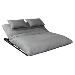 OUTLIV. By Detlef Steves Big Heaven Doppelliege Aluminium/Sunbrella Schwarz/Sooty