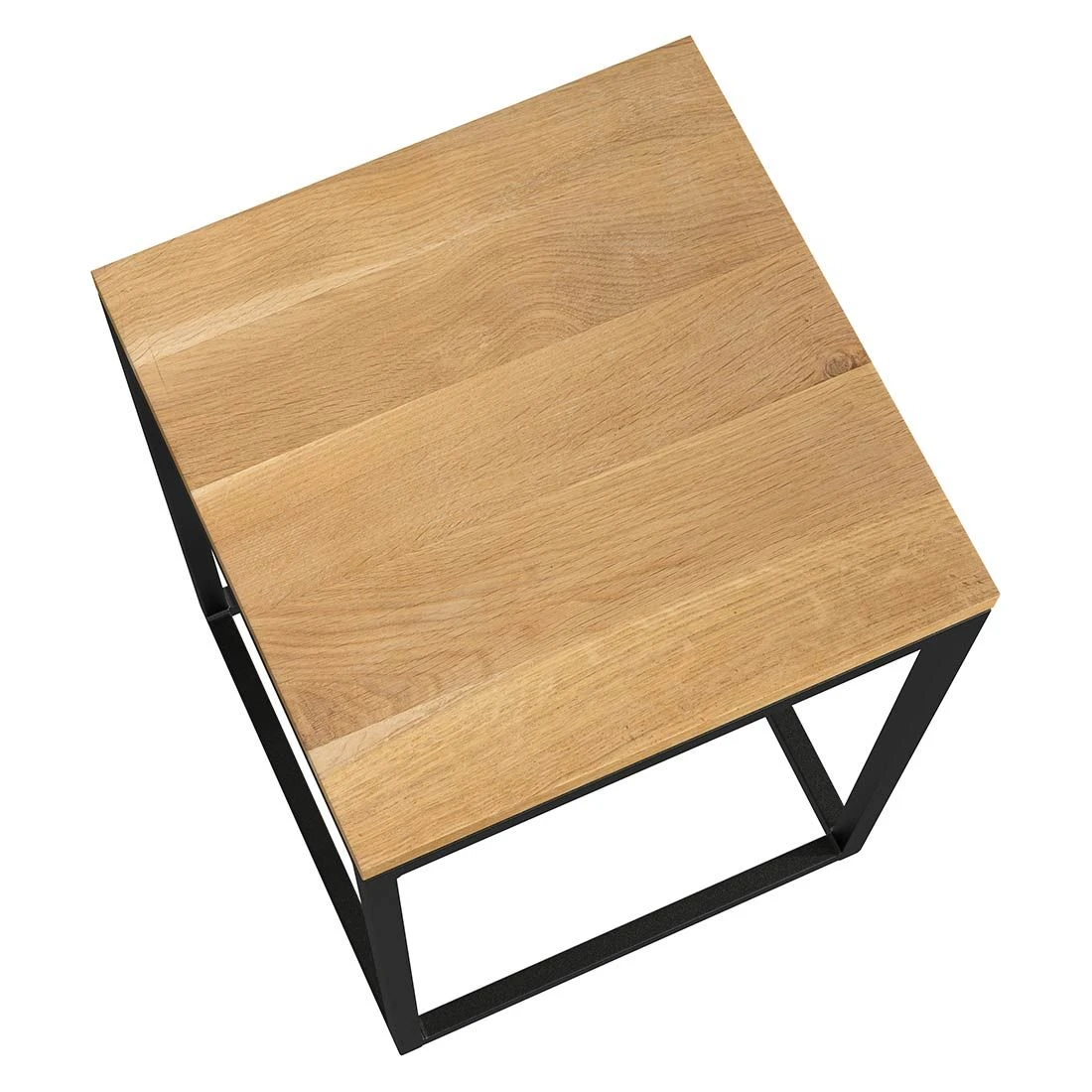 OUTLIV. Flora Beistelltisch 40x41x55cm Stahl/Wildeiche Schwarz/Wildeiche 5 OUTLIV. Flora Beistelltisch 40x41x55cm Stahl/Wildeiche Schwarz/Wildeiche – Bild 3