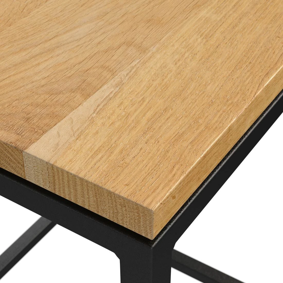 OUTLIV. Flora Beistelltisch 40x41x55cm Stahl/Wildeiche Schwarz/Wildeiche 6 OUTLIV. Flora Beistelltisch 40x41x55cm Stahl/Wildeiche Schwarz/Wildeiche – Bild 4
