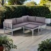OUTLIV. Ecklounge Aluminium Inkl. Kissen Silber/Grau 1 OUTLIV. Ecklounge Aluminium Inkl. Kissen Silber/Grau -Gartenmöbelgeschäft outliv eck lounge aluminium inkl kissen silber grau 1228714 1