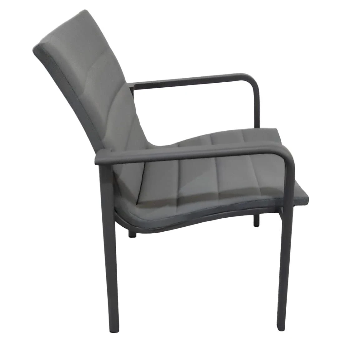 OUTLIV. Fontana Gartensessel Aluminium/Textilene Anthrazit/Grau 5 OUTLIV. Fontana Gartensessel Aluminium/Textilene Anthrazit/Grau – Bild 3