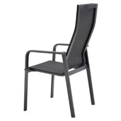 OUTLIV. Julia Stapelsessel Hoch Aluminium/Textilene Anthrazit/Coal -Gartenmöbelgeschäft outliv julia stapelsessel hoch aluminium rope 1365609 4