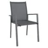 OUTLIV. Kobe Stapelsessel Aluminium/Textilene Anthrazit