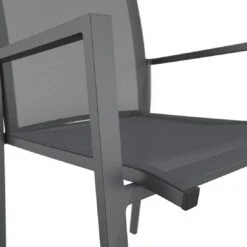 OUTLIV. Kobe Stapelsessel Aluminium/Textilene Anthrazit -Gartenmöbelgeschäft outliv kobe stapelsessel aluminium textilene anthrazit 1423590 8