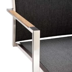 OUTLIV. Kreta Freischwinger Edelstahl/Textilene Silber/Coal -Gartenmöbelgeschäft outliv kreta freischwinger aluminium rope 1365895 5