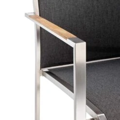 OUTLIV. Kreta Stapelsessel Edelstahl/Textilene Silber/Coal -Gartenmöbelgeschäft outliv kreta stapelsessel edelstahl rope 1365818 5