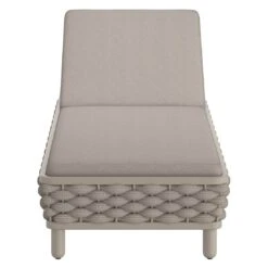 OUTLIV. Leon Gartenliege Aluminium/Rope/Olefin Beige -Gartenmöbelgeschäft outliv leon gartenliege aluminium rope polster grau beige 1100729 4