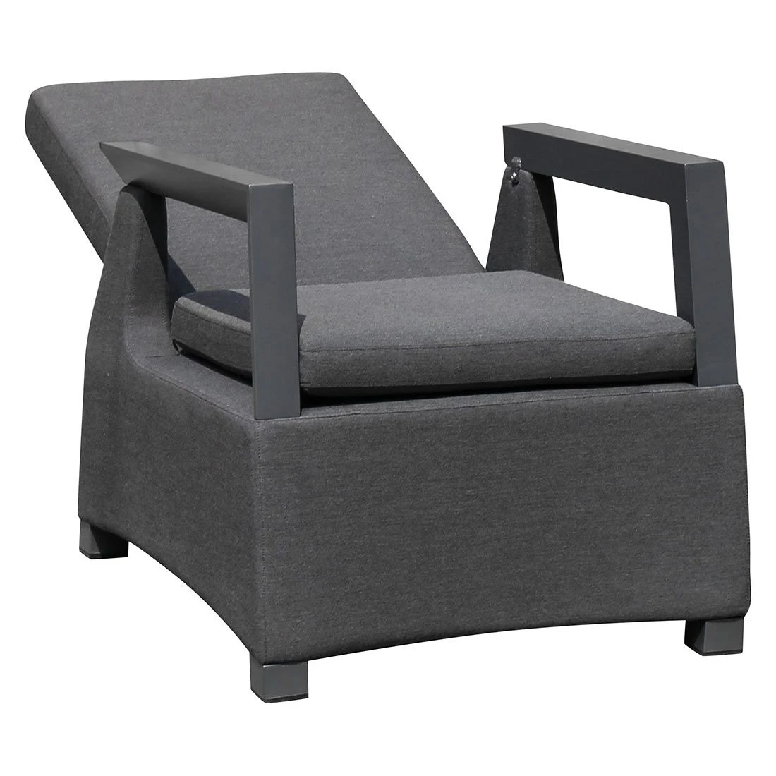 OUTLIV. By Detlef Steves Malaga Loungesessel Aluminium/Sunbrella Anthrazit/Sooty 6 OUTLIV. By Detlef Steves Malaga Loungesessel Aluminium/Sunbrella Anthrazit/Sooty – Bild 4