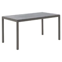 OUTLIV. Mia Gartentisch 140x80cm Aluminium/Keramik Anthrazit/Concrete Coal