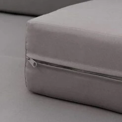 OUTLIV. Odense Loungeset 4-tlg. Akazie/Polyester Teak Look/Hellgrau -Gartenmöbelgeschäft outliv odense sofagruppe 4 tlg akazie polyester teak look hellgrau 1241397 13