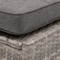 OUTLIV. Roma Gartensofa Geflecht/Polyester Grau/Anthrazit -Gartenmöbelgeschäft outliv roma loungebank geflecht polster grau anthrazit 1253398 10