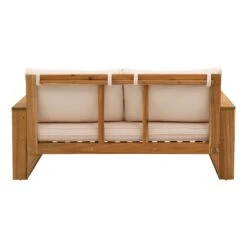 OUTLIV. Santa Cruz Gartensofa Akazie/Polyester Natur/Ecru -Gartenmöbelgeschäft outliv santa cruz 2 sitzersofa akazie polyester 1338098 5