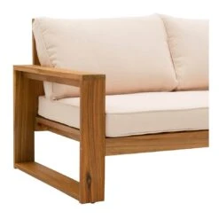 OUTLIV. Santa Cruz Gartensofa Akazie/Polyester Natur/Ecru -Gartenmöbelgeschäft outliv santa cruz 2 sitzersofa akazie polyester 1338098 8