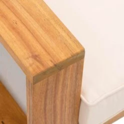 OUTLIV. Santa Cruz Gartensofa Akazie/Polyester Natur/Ecru -Gartenmöbelgeschäft outliv santa cruz 2 sitzersofa akazie polyester 1338098 9