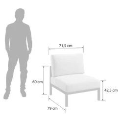 OUTLIV. Toskana Mittelmodul Aluminium/Sunproof Anthrazit/Hellgrau 11 OUTLIV. Toskana Mittelmodul Aluminium/Sunproof Anthrazit/Hellgrau -Gartenmöbelgeschäft outliv toskana mittelmodul aluminium sunproof 1423711 3