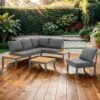 OUTLIV. Venedig Ecklounge 4-tlg. Aluminium/Akazie Anthrazit 1 OUTLIV. Venedig Ecklounge 4-tlg. Aluminium/Akazie Anthrazit -Gartenmöbelgeschäft outliv venedig ecklounge 4 tlg alu holz 1422270 1