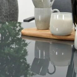 OUTLIV. Wellington Dininglounge 3-tlg. Aluminium/Polster Carbon Black/Reflex Black -Gartenmöbelgeschäft outliv wellington loungeecke aluminium polster carbon black reflex black 1247403 10