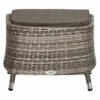 Ploß Nizza Loungehocker Geflecht/Polster Natur-Beige-Braun-Meliert/Savanna -Gartenmöbelgeschäft ploss nizza loungehocker geflecht polster 1361220 1