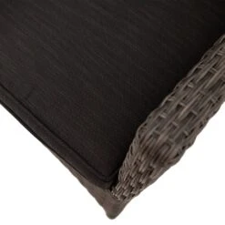 Ploß Rocking Gartensessel Geflecht Inkl. Polster Grau-Braun Meliert/Anthrazit -Gartenmöbelgeschäft ploss rocking dining verstell sessel geflecht grau braun meliert polster anthrazit 6