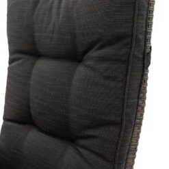 Ploß Rocking Gartensessel Geflecht Inkl. Polster Grau-Braun Meliert/Anthrazit -Gartenmöbelgeschäft ploss rocking dining verstell sessel geflecht grau braun meliert polster anthrazit 7