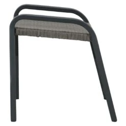Ploß Tuvalu Hocker Aluminium/Geflecht Grau -Gartenmöbelgeschäft ploss tuvalu hocker aluminium geflecht 1367457 3