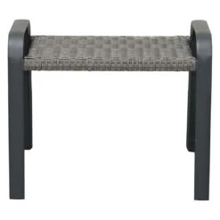 Ploß Tuvalu Hocker Aluminium/Geflecht Grau -Gartenmöbelgeschäft ploss tuvalu hocker aluminium geflecht 1367457 7