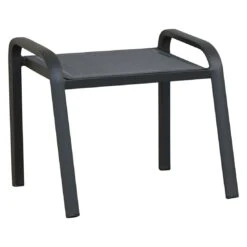 Ploß Tuvalu Hocker Aluminium/Textilene Grau