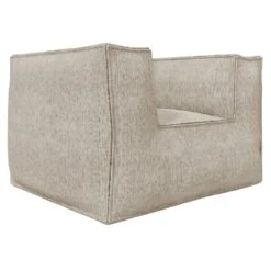 ROOLF Living Silky Loungesessel Polypropylen/Chenille Beige
