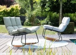 Schöner Wohnen Leska Schaukelstuhl Inkl. Hocker Aluminium/Sunbrella Schwarz/Grau -Gartenmöbelgeschäft schoener wohnen leska schaukelstuhl ink hocker aluminium sunbrella 1470538 9 1