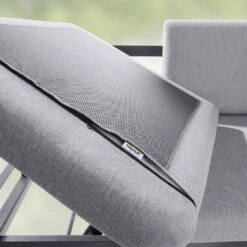 Sieger Adelaide Gartensofa Aluminium/Sunproof Eisengrau/Hellgrau -Gartenmöbelgeschäft sieger adelaide 3 sitzersofa aluminium sunproof 1360439 3